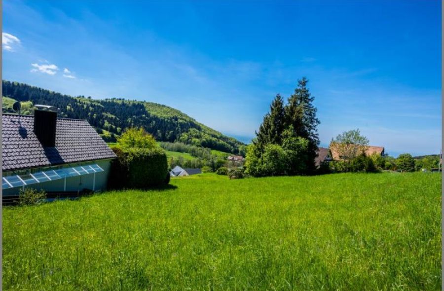 Im Schwarzwald 700 m. ü . M. von Selten und wunderschön! Baugrundstück in Südhanglage mit Fernblick. in Sasbachwalden bei Dhonau Immobilien-Makler Ortenau