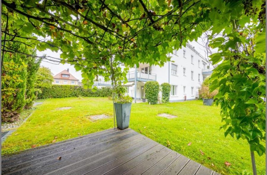 3 Zimmer - großer Garten von Genial! Schicke 3-Zimmer-Stadtwohnung im EG mit großem Garten, Tiefgarage, Aufzug in Achern Stadt bei Dhonau Immobilien-Makler Ortenau