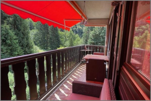 Balkon von Gemütliches, möbliertes Ferien-/Apartment mit Balkon im Gaishöllpark  in Sasbachwalden bei Dhonau Immobilien-Makler Ortenau