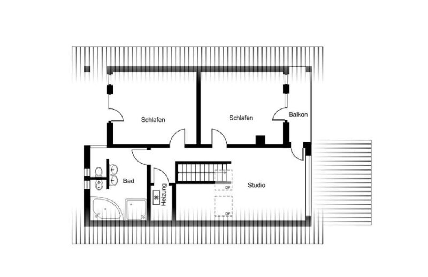 Dachgeschoss von Schicker Wohntraum in Grün! Modernes Einfamilienhaus in ruhiger Lage! in Bühl bei Dhonau Immobilien-Makler Ortenau