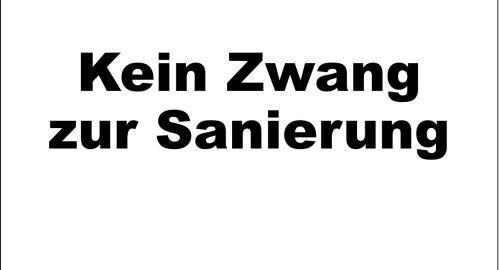 EU-Vorgaben: Kein Zwang zur Sanierung – Erleichterung für Hausbesitzer