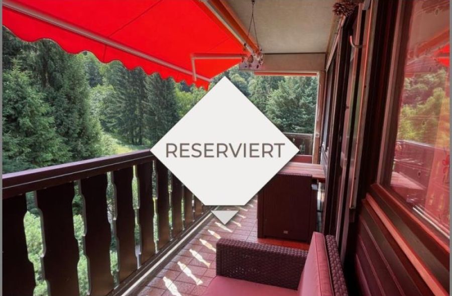 reserviert von Gemütliches, möbliertes Ferien-/Apartment mit Balkon im Gaishöllpark  in Sasbachwalden bei Dhonau Immobilien-Makler Ortenau