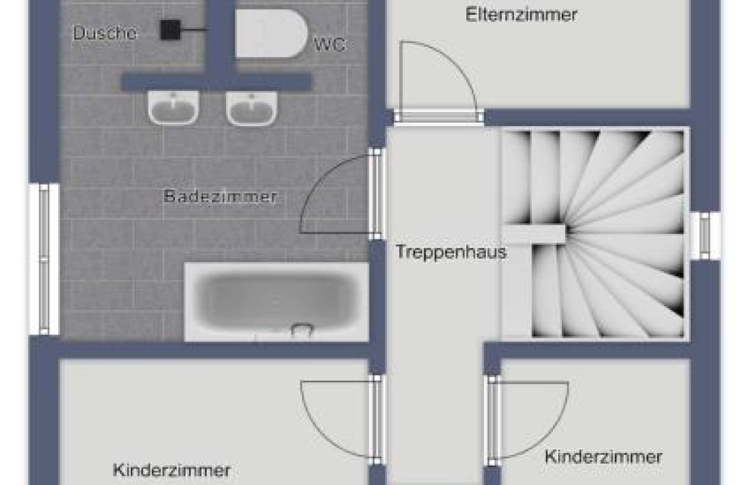Obergeschoss von So gut wie NEU! Schickes, modernes Einfamilienhaus mit 6 Zimmern, Garage und Stellplatz. in Achern-Fautenbach bei Dhonau Immobilien-Makler Ortenau