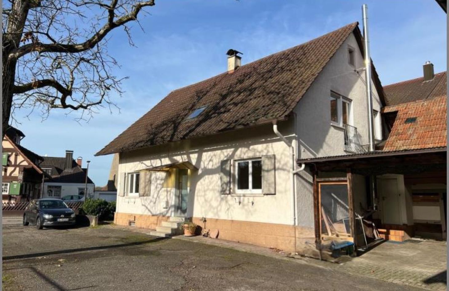 Haus mit Laube von Schnuckeliges freistehendes Einfamilienhaus zur Miete in Achern-Gamshurst bei Dhonau Immobilien-Makler Ortenau