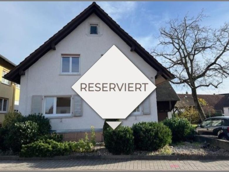 reserviert von Schnuckeliges freistehendes Einfamilienhaus zur Miete in Achern-Gamshurst bei Dhonau Immobilien-Makler Ortenau