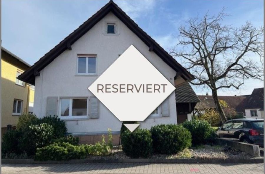 reserviert von Schnuckeliges freistehendes Einfamilienhaus zur Miete in Achern-Gamshurst bei Dhonau Immobilien-Makler Ortenau