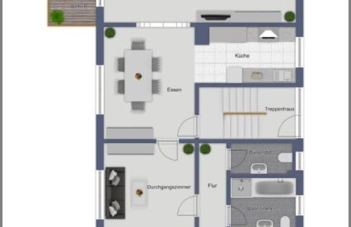 Erdgeschoss von Für Anleger und Selbstnutzer! Gepflegtes Dreifamilienhaus bereit zur Neu-Vermietung! in Baden-Baden Varnhalt bei Dhonau Immobilien-Makler Ortenau