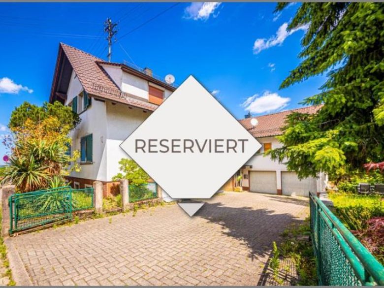 reserviert von Teilsaniertes, großzügiges Zweifamilien-Anwesen mit Baugrundstück! in Baden-Baden bei Dhonau Immobilien-Makler Ortenau