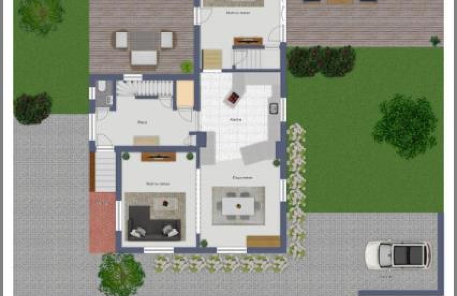 Außenbereich von Flair zum Verlieben! Sehr schönes, modernisiertes Einfamilienhaus mit Garten und Garagengebäude  in Achern-Önsbach bei Dhonau Immobilien-Makler Ortenau