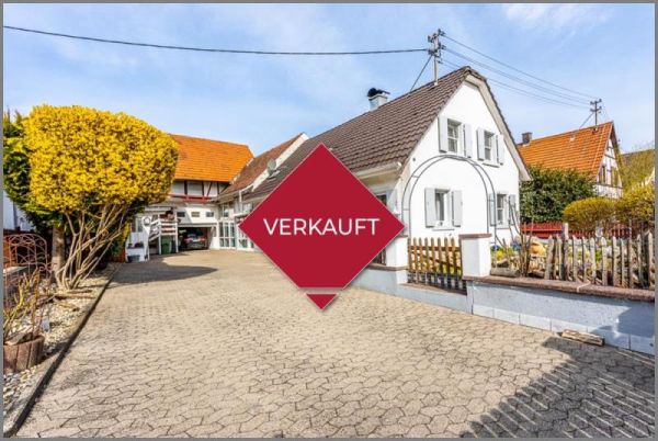 verkauft von Einfamilienhaus und Ökonomiegebäude - Eine idyllische Wohnoase mit Stil! in Neuried bei Dhonau Immobilien-Markler Ortenau