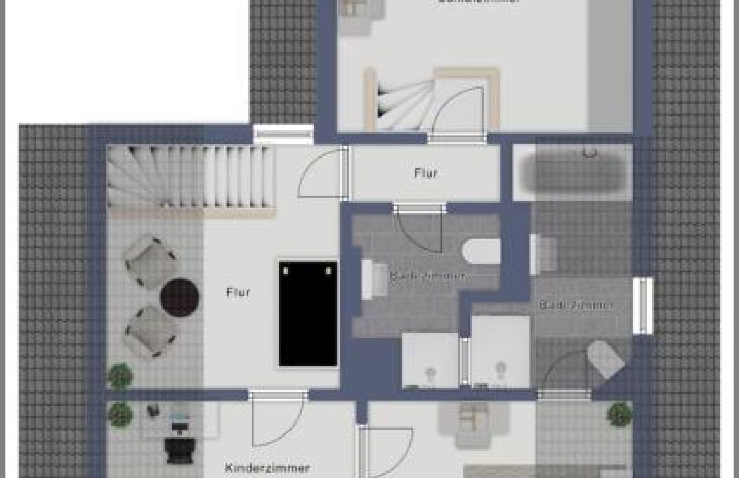 1. Dachgeschoss von Flair zum Verlieben! Sehr schönes, modernisiertes Einfamilienhaus mit Garten und Garagengebäude  in Achern-Önsbach bei Dhonau Immobilien-Makler Ortenau