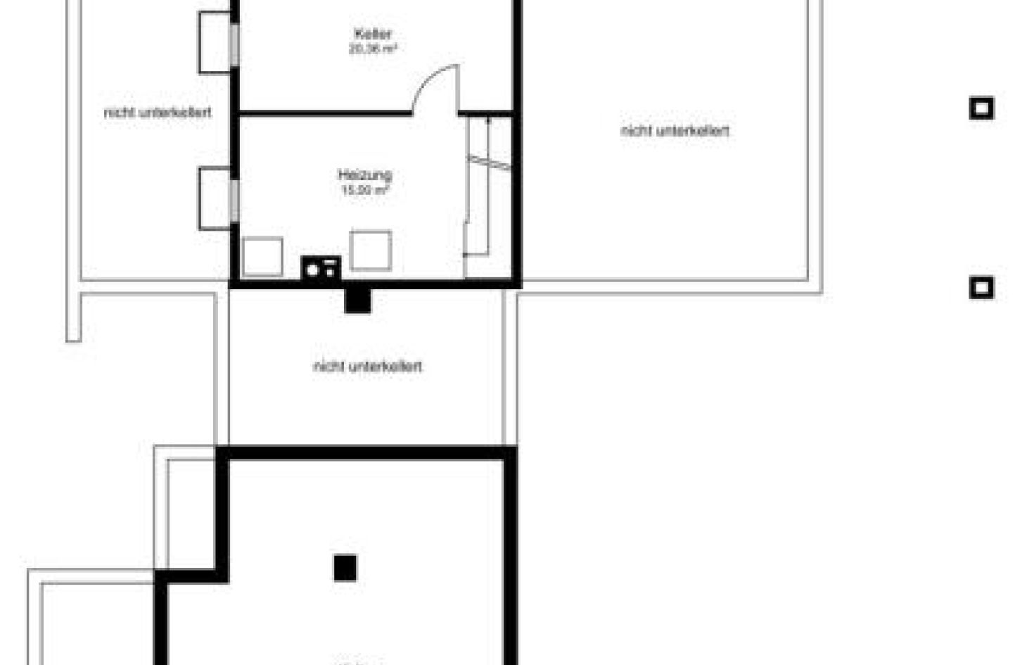 Wohnhaus und Anbau KG von Ein- bis Zweifamilienhaus mit massivem Öko-Anbau - Ausbauoption plus extra Grundstück! in Kappelrodeck bei Dhonau Immobilien-Makler Ortenau