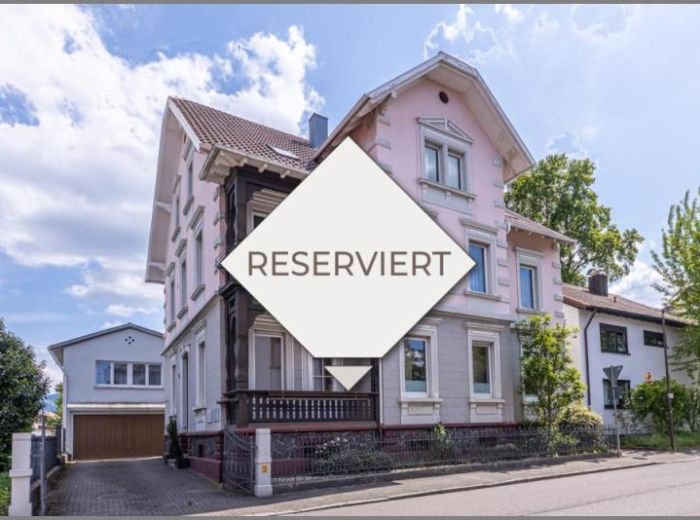 reserviert von Elegante Altbau-Stadtvilla mit 3 Wohnungen / Praxis. 125 Jahre erstklassig! in Achern / Stadt bei Dhonau Immobilien-Makler Ortenau