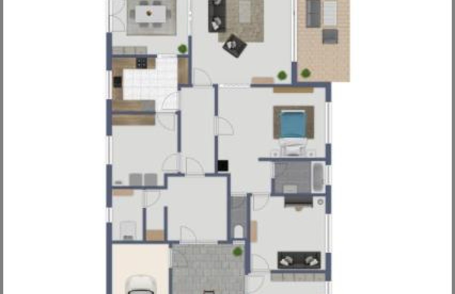 Erdgeschoss von Träume entwickeln! 215qm Bungalow mit großem Grundstückspaket! in Rheinau-Freistett bei Dhonau Immobilien-Makler Ortenau