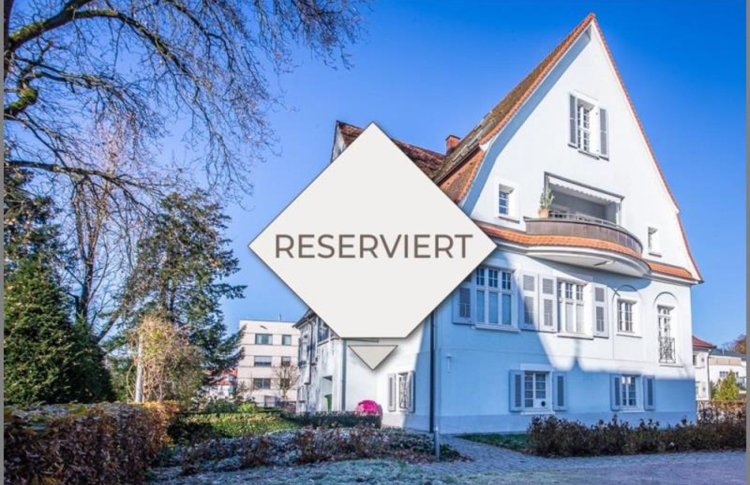 reserviert von Großzügige Wohnung im 1 OG in denkmalgeschützter Villa in Achern bei Dhonau Immobilien-Makler Ortenau