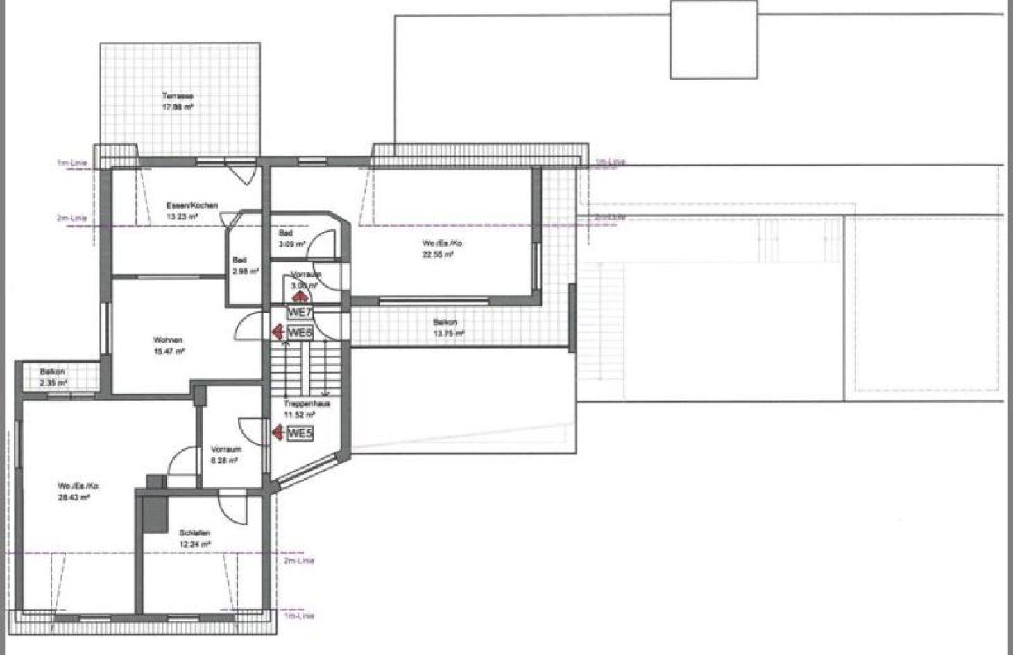 Dachgeschoss von Wohnhaus & Airbnb! 6 Appartements, Terrassen, Lagerräume, Stellplätze! in Kappelrodeck bei Dhonau Immobilien-Makler Ortenau