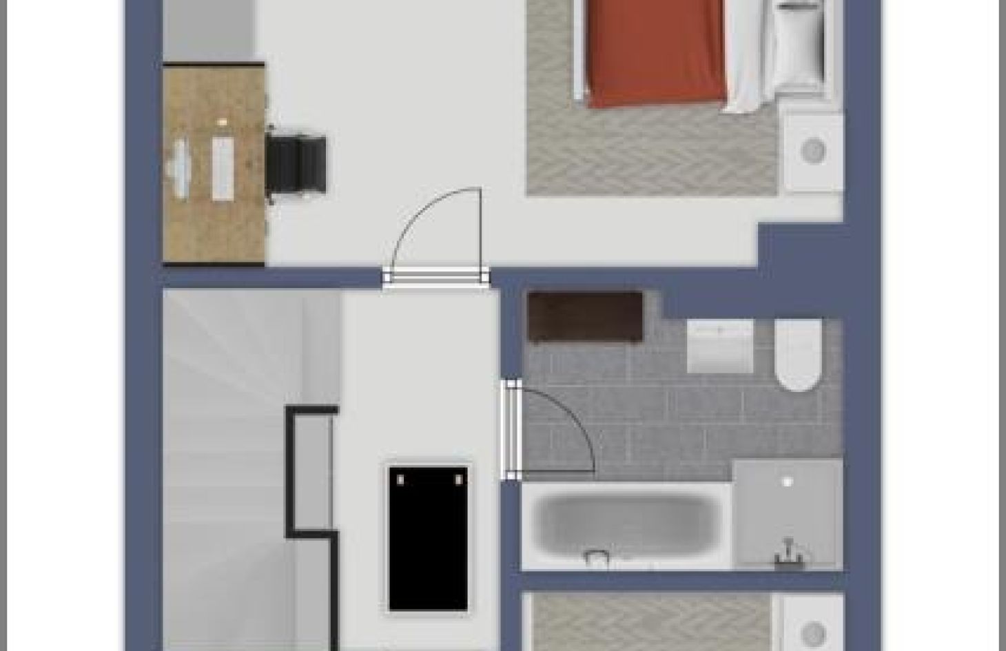 Dachgeschoss von Wohngemütlich! Gepflegtes Reihenmittelhaus mit Garten und Garage in Lichtenau bei Dhonau Immobilien-Makler Ortenau