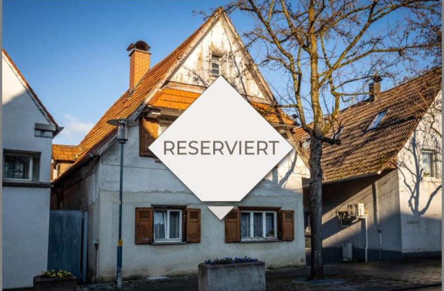 Reserviert von Altes Dorfhäusle sucht Neuanfang! in Renchen bei Dhonau Immobilien-Makler Ortenau