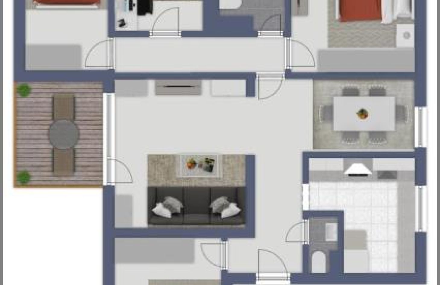 1. Obergeschoss von 5-Zimmer-ETW im 1. OG mit Balkon und Tiefgaragen-Stellplatz in Achern bei Dhonau Immobilien-Makler Ortenau