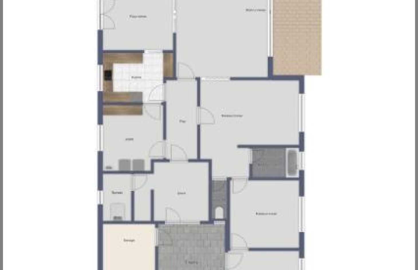 Erdgeschoss von Träume entwickeln! 215qm Bungalow mit großem Grundstückspaket! in Rheinau-Freistett bei Dhonau Immobilien-Makler Ortenau